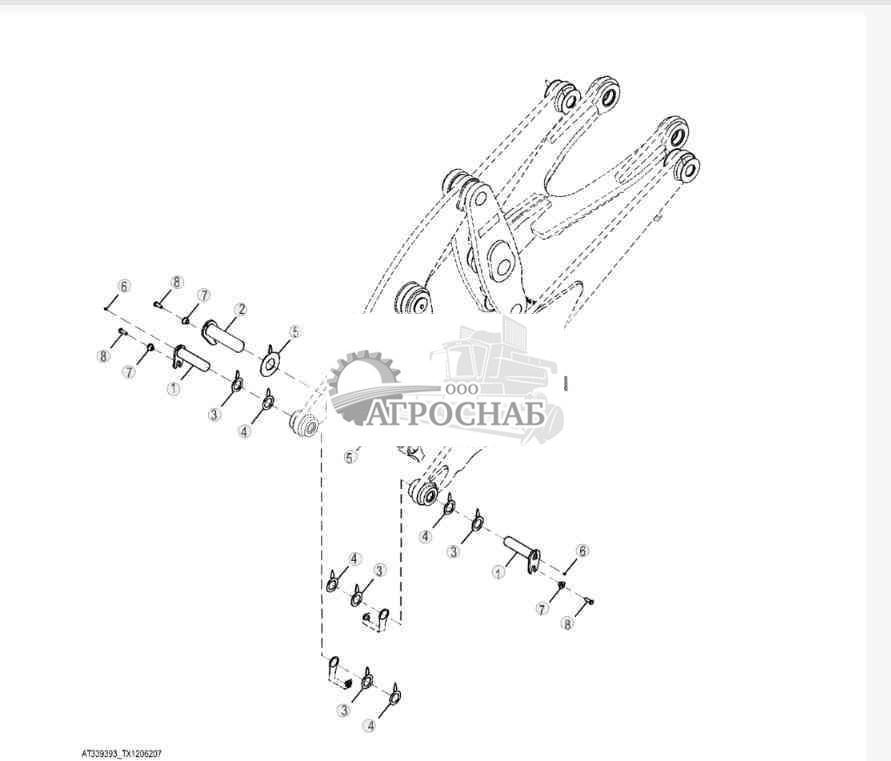 Штифты, без ковша 